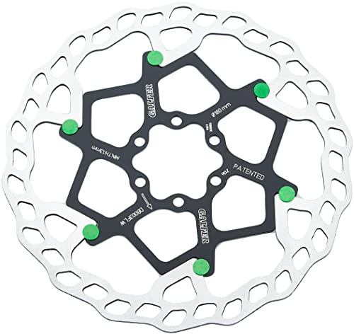 GALFER Fahrrad MTB DISC Wave FLOATING Ø180MM GREEN PINS