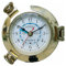Sea-Club Tidenuhr im Bullauge Nautik Messing Ø=14cm