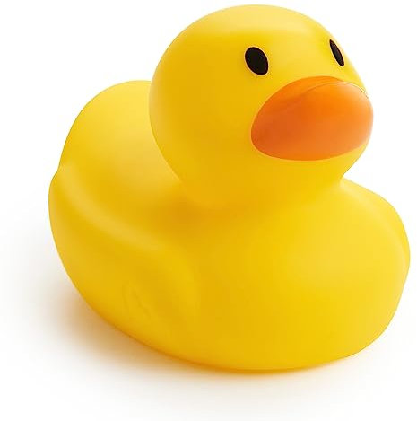 Munchkin White Hot Safety Rubber Bath Duck Toy for Babies or Toddlers | Marker Turns White To Reveal The Word Hot When Bath is Too Hot | Baby Essentials | Baby Bath | Bath Toys | 1 Pack