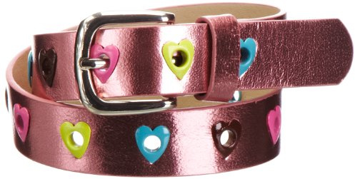 Playshoes Cintura In Pu, Cintura per bambini Unisex - Bambini e ragazzi, Cuori Rosa, 75