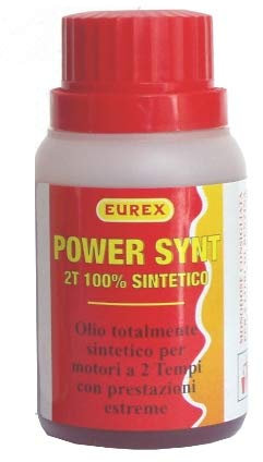 n. 24 OLIO MOTO 2 TEMPI EUREX 100% SINTENTICO POWER SINT 100 ml- MOTOSEGHE, TAGLIAERBA