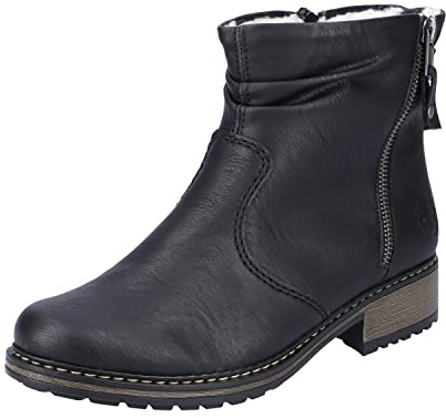 Rieker Z6841, Bottes Classiques Femme, Noir (Schwarz/01), 38 EU