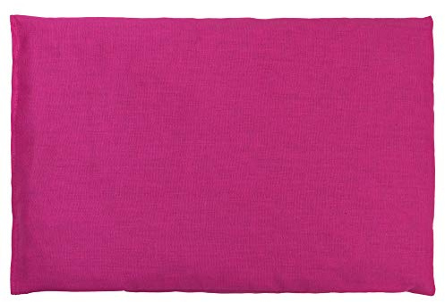 Coussin aux grains d'épeautre - fuchsia - 30x20cm - Bouillotte sèche aux graines - Compresse froide