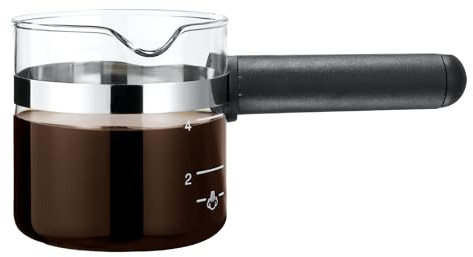 CAFÉ BREW COLLECTION Premium 4-Cup Universal Glass Espresso Carafe Replacement - Fits Hamilton Beach, Mr. Coffee, Breville, and More Espresso Machines