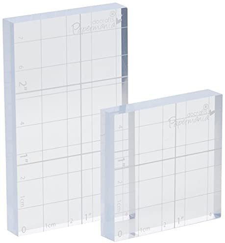 Papermania Stämpelblock, 2 stycken, transparent