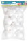 Craft Planet Polystyrene Balls 40 Pieces, White, Assorted Sizes, for Arts and Crafts, Kids, Kids, Basic Shapes, Perfect Base, Decoupage, Painting, Bauble-Making