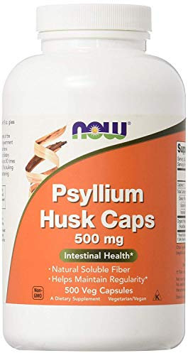 PSYLLIUM HUSK CAPS 500mg - 500 veg caps