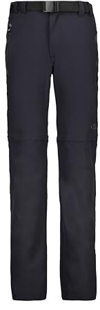 CMP Pantaloni Zip off Elasticizzati da Bambini, Antracite, 110