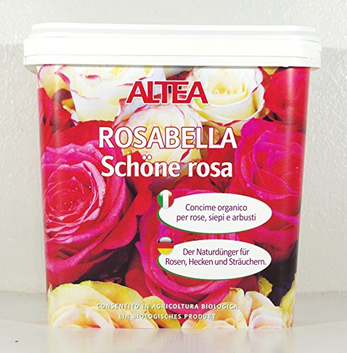 ALTEA ROSABELLA CONCIME ORGANICO PER LA COLTIVAZIONE DELLE ROSE, SIEPI E ARBUSTI IN CONFEZIONE DA 3,5 KG