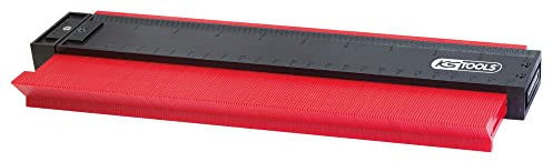 KS Tools 140.2147 Konturen-Lehre, Kunststoff, 250 mm lang, Farbe