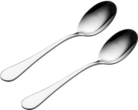 Viners Select 2 Piece 18/0 Stainless Steel Serving Spoons with Elegant Mirror Polished Table Spoons Gift Box