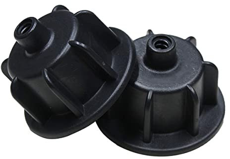 Karl Dahm Zughauben Set schwarz für Fliesenstärke 3-12 mm, 150 Stück + Eimer – Geeignet für Levelmac Fliesen-Nivelliersystem I Fliesen-Legen mit professioneller Fliesen Verlegehilfe I 12456