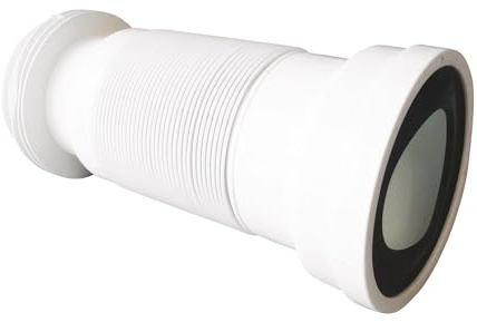 SOMATHERM FOR YOU - conexión de la manguera extensible WC. Se adapta a todas las configuraciones. Ideal actualización: ya no es necesario desmontar el recipiente para reemplazar la tubería