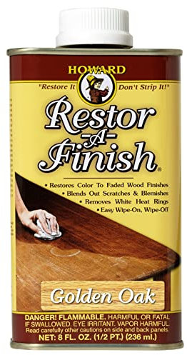 Howard Restor-A-Finish Golden Oak RF3008 Restore The Original Finish on Wooden Furniture 236ml