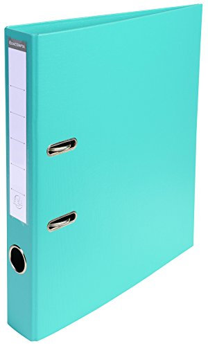 Exacompta 53503E Premium PP-Ordner Prem´Touch. 5 cm schmal DIN A4 Kunststoffbezug außen Papierbezug innen Rückenschild austauschbar Ringordner Aktenordner Briefordner Plastikordner hellgrün
