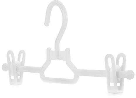 HANGERWORLD Kleiderbügel für Kinder, Kunststoff, 30 cm, Weiß, 20 Stück