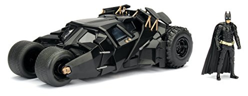 Modello TUMBLER Batmobile BATMAN THE DARK KNIGHT 19cm Scala 1/24 CON FIGURA Originale JADA Toys