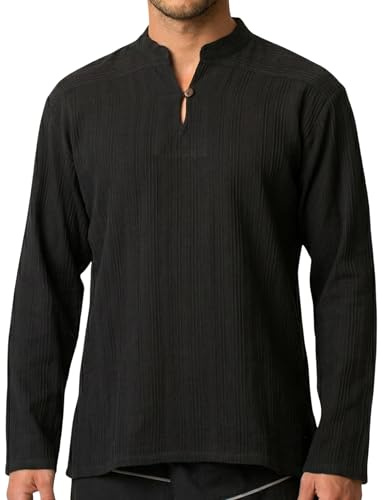 PANASIAM Shirt Ben, Black, XL, Longsleeve