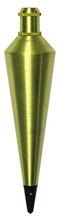 Swanson Tool PB016B Plumb Bob 16oz (Brass)