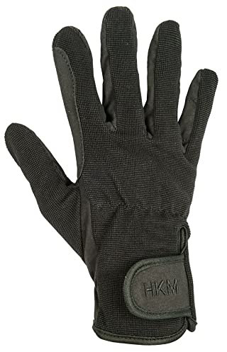 HKM 1225 Reithandschuhe Special, hochwertiges Lederimitat, Kinder Damen Herren