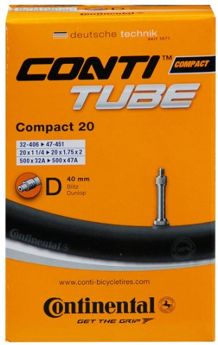 Continental Men's Compact 20 Inner Tube, Other, 32/47-406/451