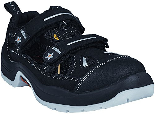 ruNNex 5106-45 säkerhetssandaler Team Star, S1, storlek 45, svart/vit
