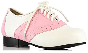 Girls Black and White Saddle Shoes