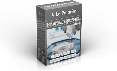 La Pajarita 712147 Kit Finish Glass Componentes A y B, Pintura Acabado Vidrio, Beige, 0