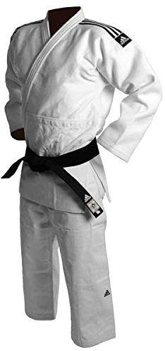 adidas Slim Fit II IJF Judo Gi Weiss