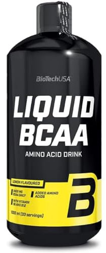 BioTechUSA Liquid BCAA | mit AAKG & Vitaminen | Hohe Bioverfügbarkeit | 2:1:1 BCAA-Verhältnis | Ideal für Pre & Post Workout, 1000 ml, Orange