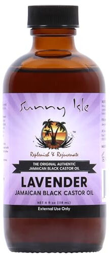 Sunny Isle Jamaican Castor Oil - Lavender Black 4 oz.