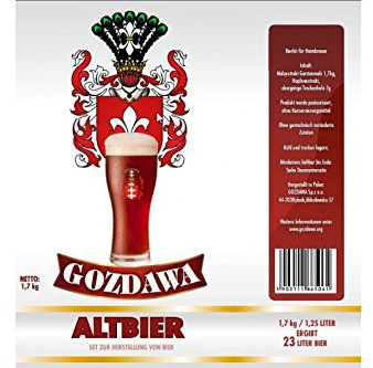 GOZDAWA Kit de brassage pour bière de 1,7 kg - Jusqu'à 23 litres