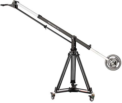 PROAIM jib per fotocamera 10' Wave-2 da con treppiede a 2 stadi CST-100 per carichi pesanti da 100 mm e carrello per treppiede portatile. Braccio regolabile da 6 a10'.(P-WV-2PL-SD)