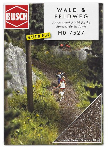 Busch 7527 Forest/Feldweg Kies HO Scenery Maßstabsgetreue Modelllandschaft, One Size