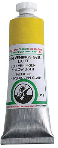 Old Holland Ölfarbe – Klassische Farben 40 MLS – 164 Künstlerfarben B12 Scheveningen Yellow Light