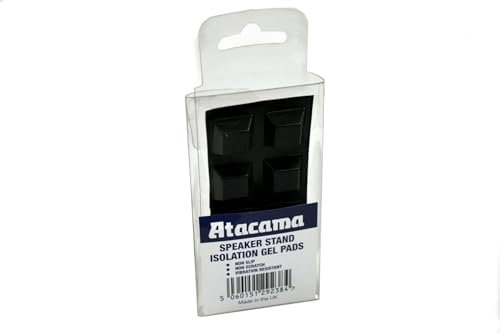 Atacama Speaker Stand Isolation Gel Pads (Set Of Eight) (Black)