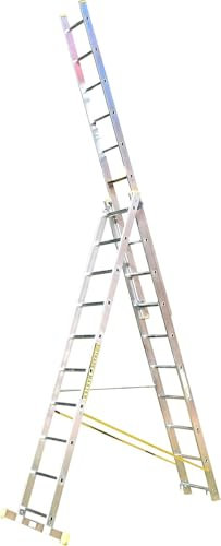 Trade Master Combi All-in-One Extension Ladder, Step Ladder & Free Standing Ladder… (12 Rung)