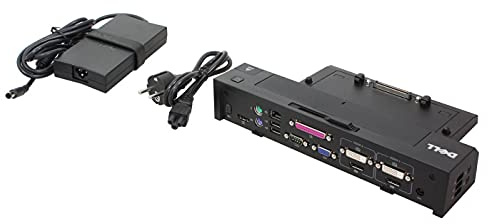 Dell Docking Advanced E-Port Replikator (2X DisplayPort, 2X DVI-D, 6X USB, VGA, RJ-45, 2X PS/2, 2X HDMI, 130 Watt)