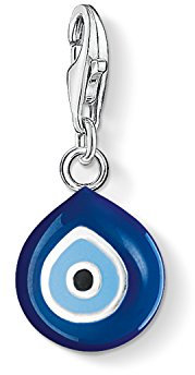 Thomas Sabo Damen Charm-Anhänger Türkisches Auge Charm Club 925 Sterling Silber 0829-007-1