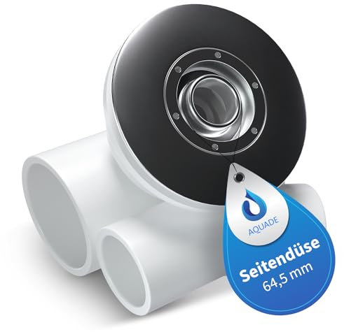 AQUADE Jet Düse Wasserdüse für Whirlpool Jacuzzi Durchmesser: 65mm / ABS verchromt