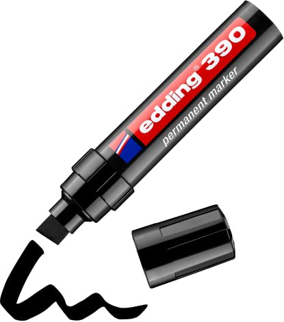 Edding 4-390001 390 Permanent Marker Refillable Approximately 4 - 12 mm Black