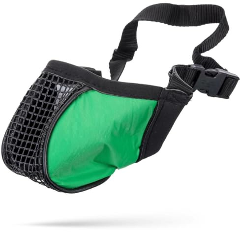 Proguard Softie Dog Muzzle,Green, Large