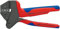 KNIPEX Crimp-Systemzange für auswechselbare Crimpeinsätze mit Mehrkomponenten-Hüllen brüniert 200 mm, 97 43 05