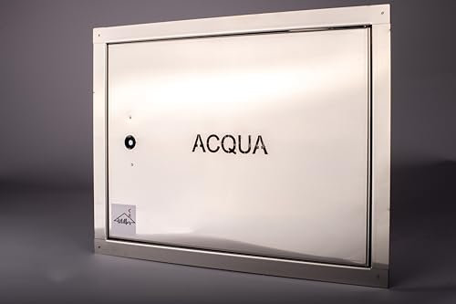 Tapa de acero inoxidable para contador de agua; disponible en todos los tamaños