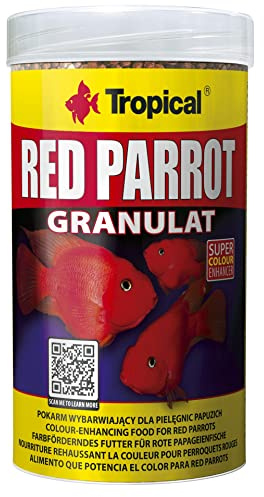 Red Parrot GRANULAT 250ml / 100g - Alimento Que Potencia el Color para Red Parrots