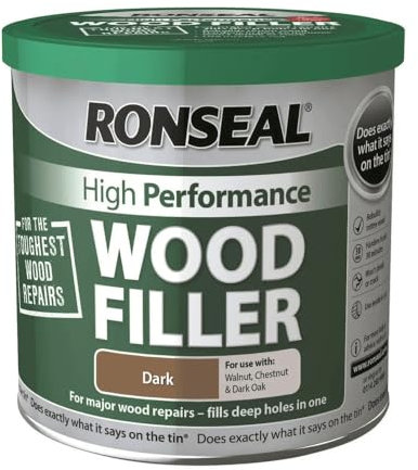 Ronseal HPWFD275G 275g High Performance Wood Filler - Dark