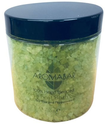 Piedi Freschi Dead Sea Sali Da Bagno Ammollo Piedi 300g Con Albero Del Tè E Menta Piperita Olii Essenziali