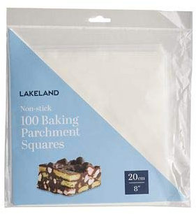 Lakeland Baking Parchment Liner Squares 20cm (8) x 100