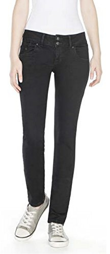 LTB Jeans Damen Molly Jeans, Black To Black Wash, 27W / 36L