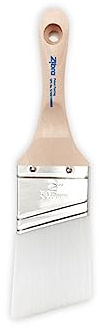 Zibra Precision Detail Paint Brush, Pro Grade, Angled for Cutting in, Trim and Furniture, 2-inch